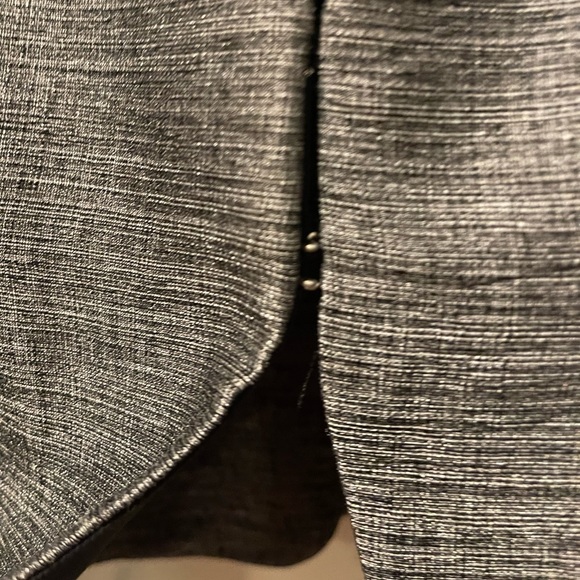 H&M grey tweed like blazer size 8 - Picture 3 of 6